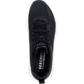 Black - Pack Shot - Skechers Womens-Ladies Tres Air Uno Glitter Trainers