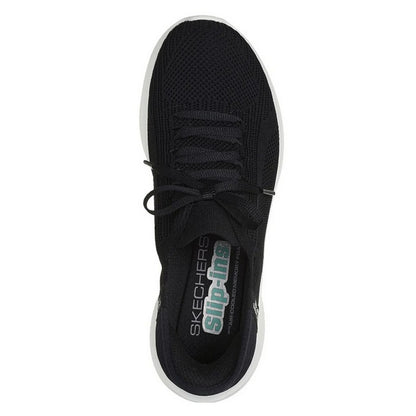 Black - Back - Skechers Womens-Ladies Ultra Flex 3.0 Brilliant Path Slip-In Trainers