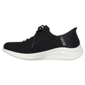 Black - Pack Shot - Skechers Womens-Ladies Ultra Flex 3.0 Brilliant Path Slip-In Trainers