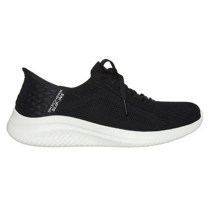 Black - Lifestyle - Skechers Womens-Ladies Ultra Flex 3.0 Brilliant Path Slip-In Trainers