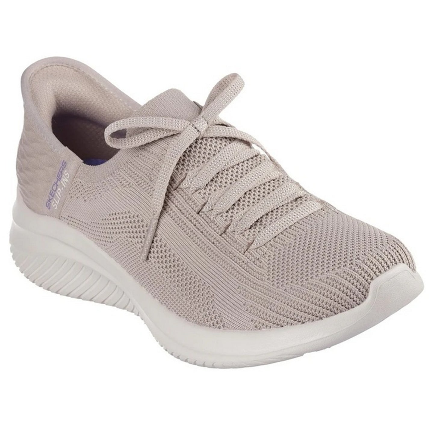 Taupe - Front - Skechers Womens-Ladies Ultra Flex 3.0 Brilliant Path Slip-In Trainers