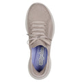 Taupe - Back - Skechers Womens-Ladies Ultra Flex 3.0 Brilliant Path Slip-In Trainers