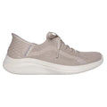 Taupe - Lifestyle - Skechers Womens-Ladies Ultra Flex 3.0 Brilliant Path Slip-In Trainers