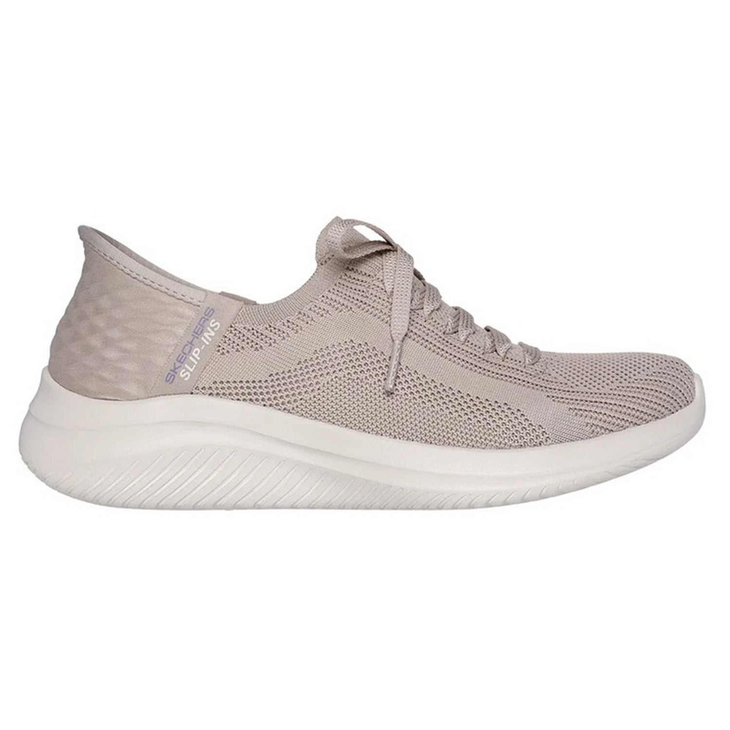 Taupe - Lifestyle - Skechers Womens-Ladies Ultra Flex 3.0 Brilliant Path Slip-In Trainers