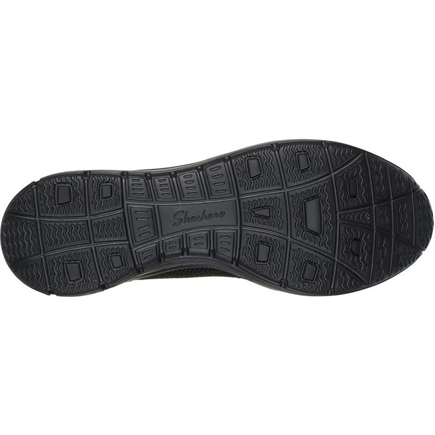 Black - Side - Skechers Womens-Ladies Seager Believe It Trainers