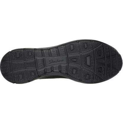 Black - Side - Skechers Womens-Ladies Seager Believe It Trainers