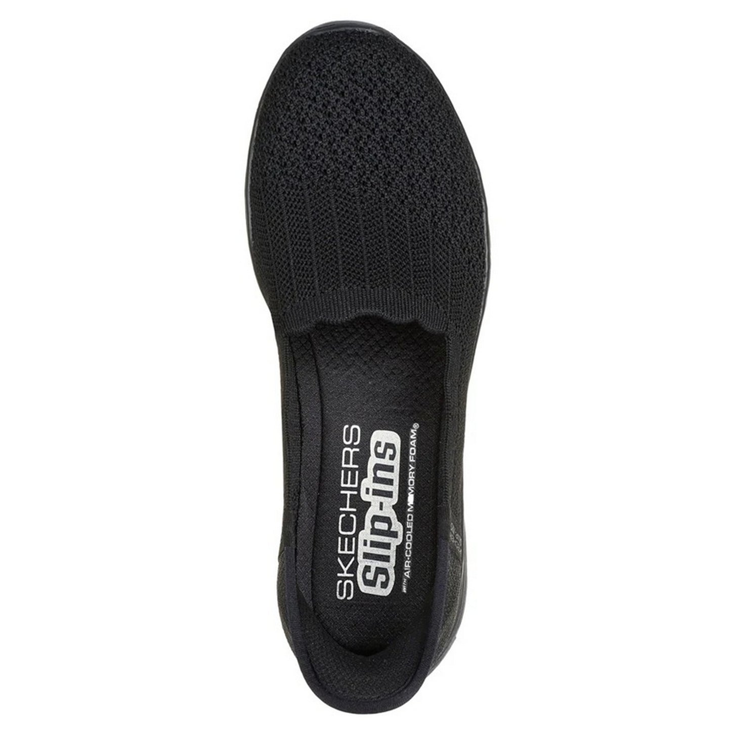 Black - Back - Skechers Womens-Ladies Seager Believe It Trainers
