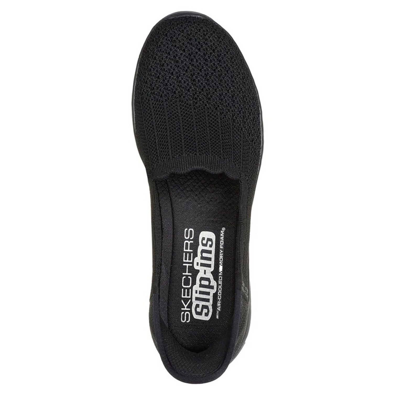 Black - Back - Skechers Womens-Ladies Seager Believe It Trainers