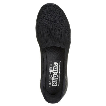 Black - Back - Skechers Womens-Ladies Seager Believe It Trainers