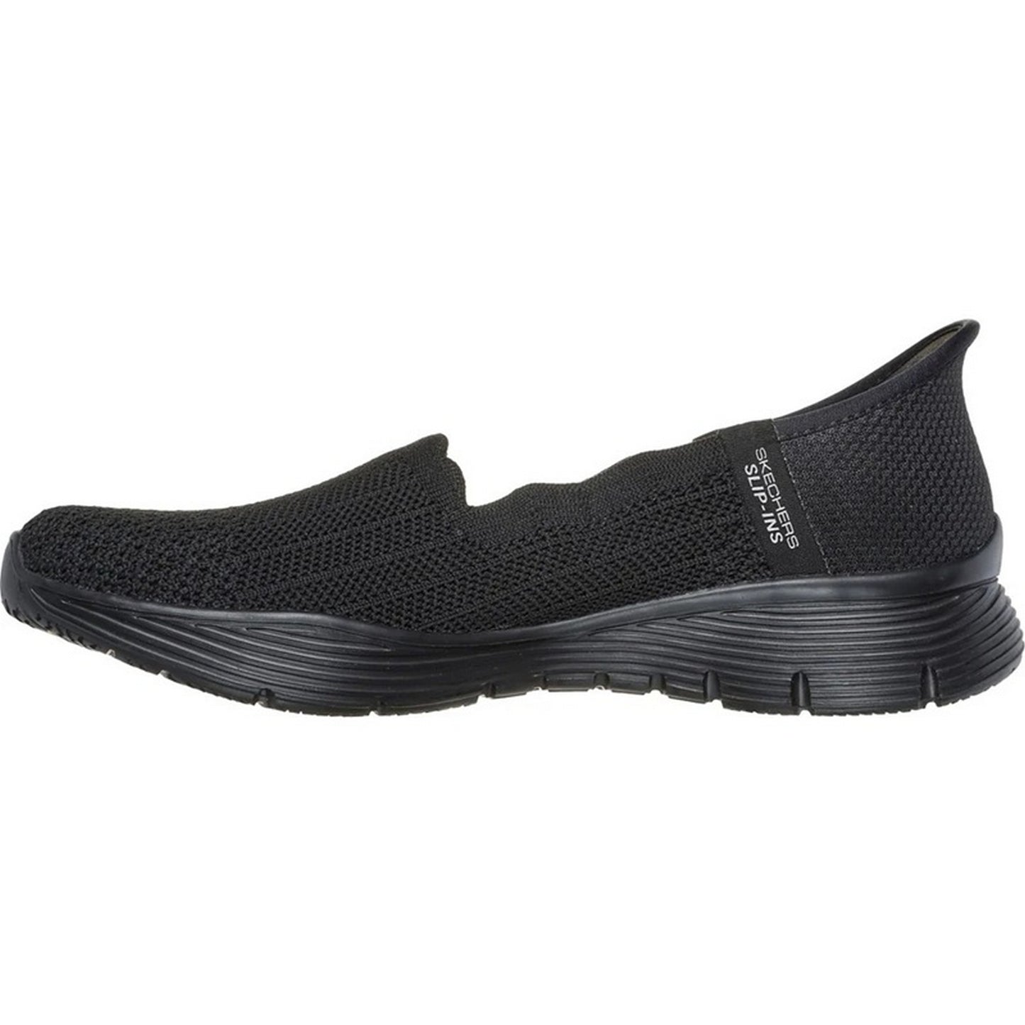 Black - Pack Shot - Skechers Womens-Ladies Seager Believe It Trainers