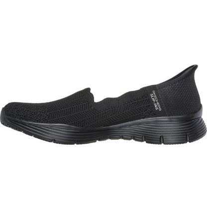 Black - Pack Shot - Skechers Womens-Ladies Seager Believe It Trainers