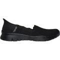 Black - Lifestyle - Skechers Womens-Ladies Seager Believe It Trainers