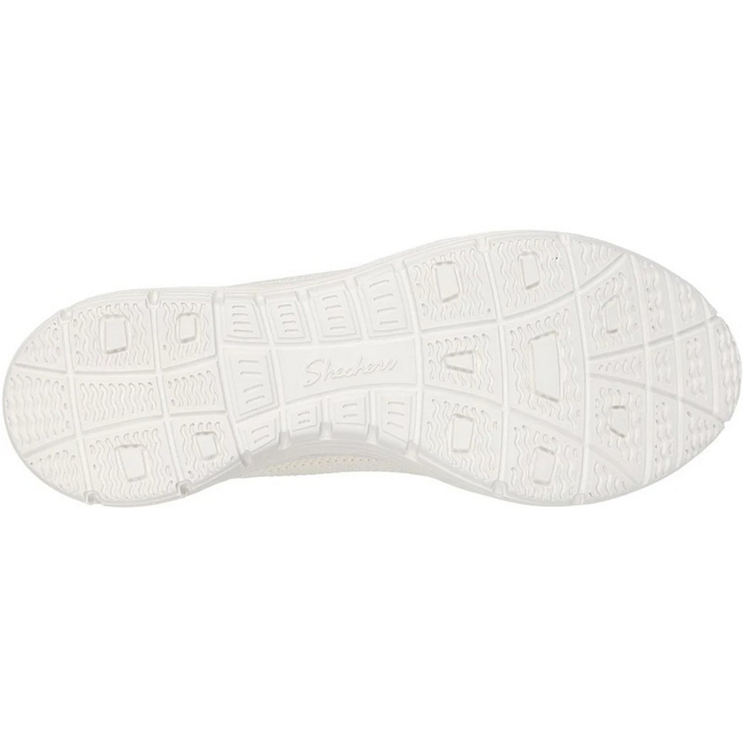 Off White - Back - Skechers Womens-Ladies Seager Believe It Trainers