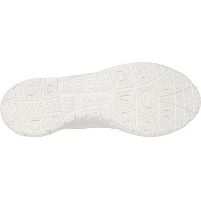 Off White - Back - Skechers Womens-Ladies Seager Believe It Trainers
