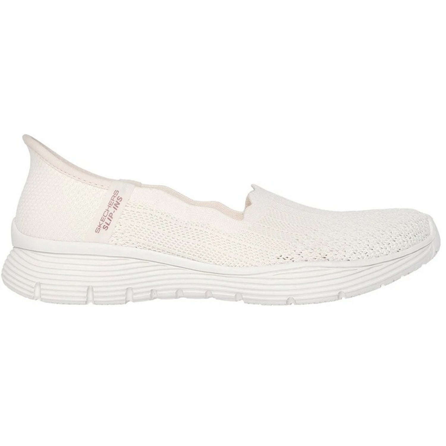 Off White - Lifestyle - Skechers Womens-Ladies Seager Believe It Trainers