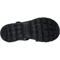 Black - Back - Skechers Womens-Ladies Easy Going Sandals