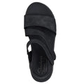 Black - Side - Skechers Womens-Ladies Easy Going Sandals