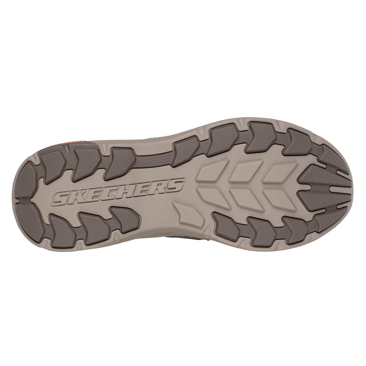 Taupe - Pack Shot - Skechers Mens Pollard Wilfred Slip-In Trainers