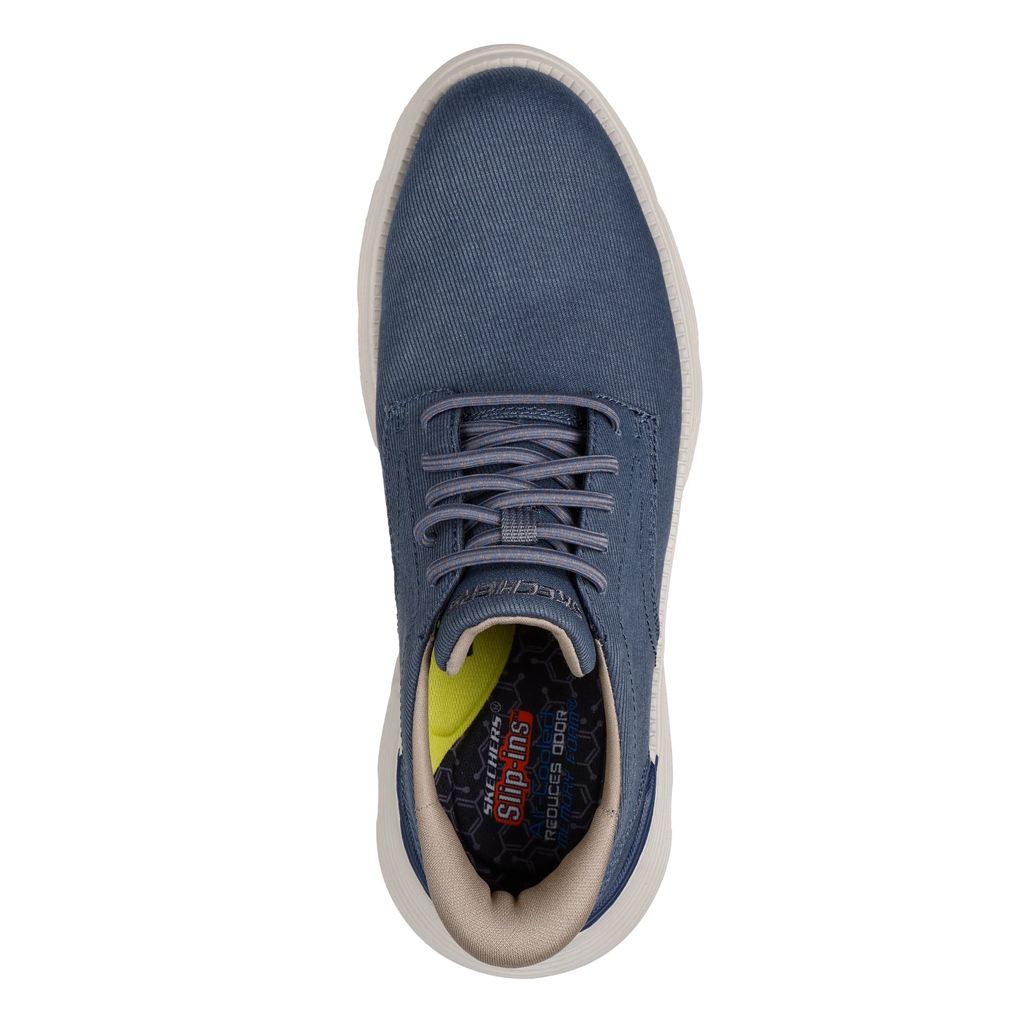 Blue - Lifestyle - Skechers Mens Garza Clive Slip-In Trainers
