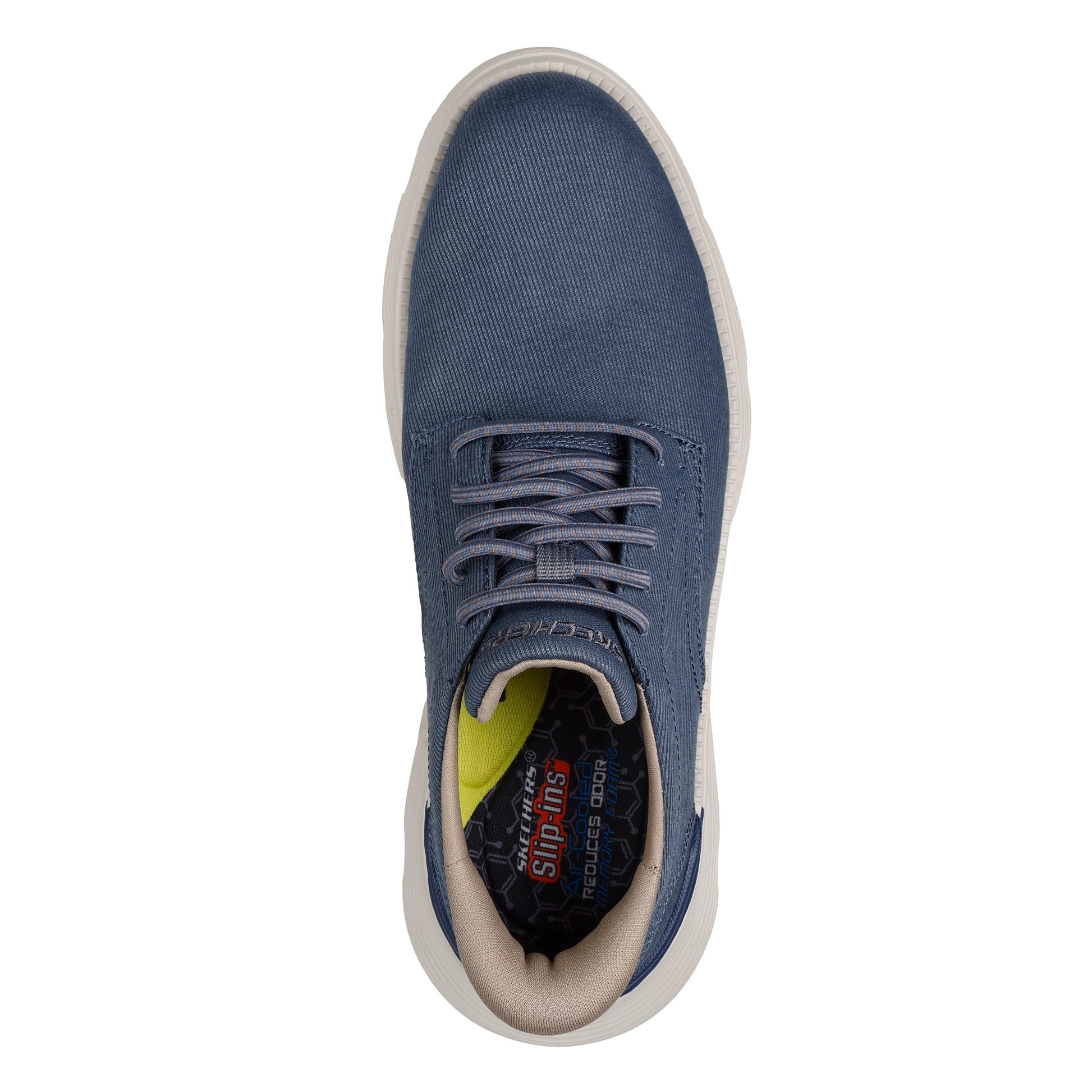 Blue - Lifestyle - Skechers Mens Garza Clive Slip-In Trainers