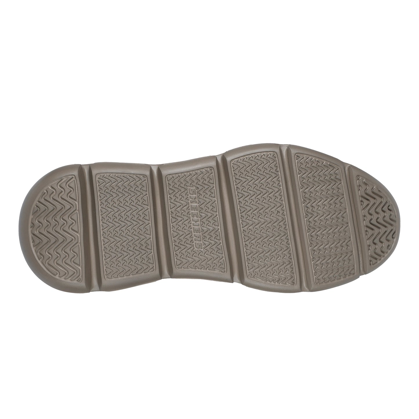 Dark Taupe - Pack Shot - Skechers Mens Garza Clive Slip-In Trainers