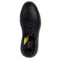 Black - Lifestyle - Skechers Mens Garza Duran Leather Trainers