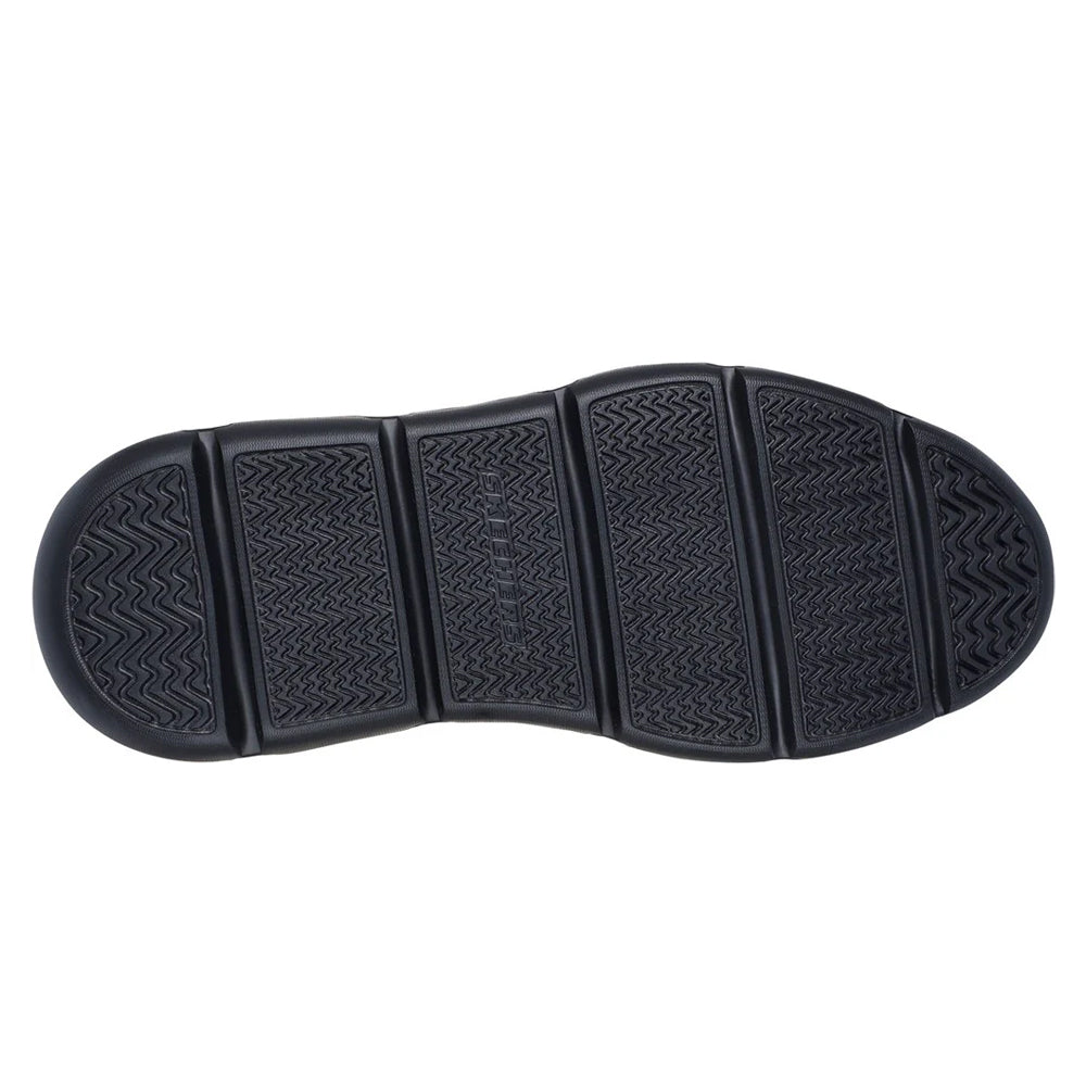 Black - Pack Shot - Skechers Mens Garza Duran Leather Trainers