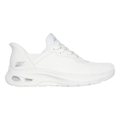 Off White - Back - Skechers Womens-Ladies Bobs Sport Unity Trainers