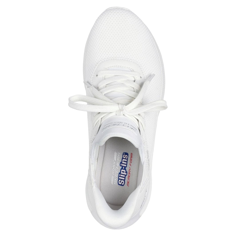 Off White - Side - Skechers Womens-Ladies Bobs Sport Unity Trainers