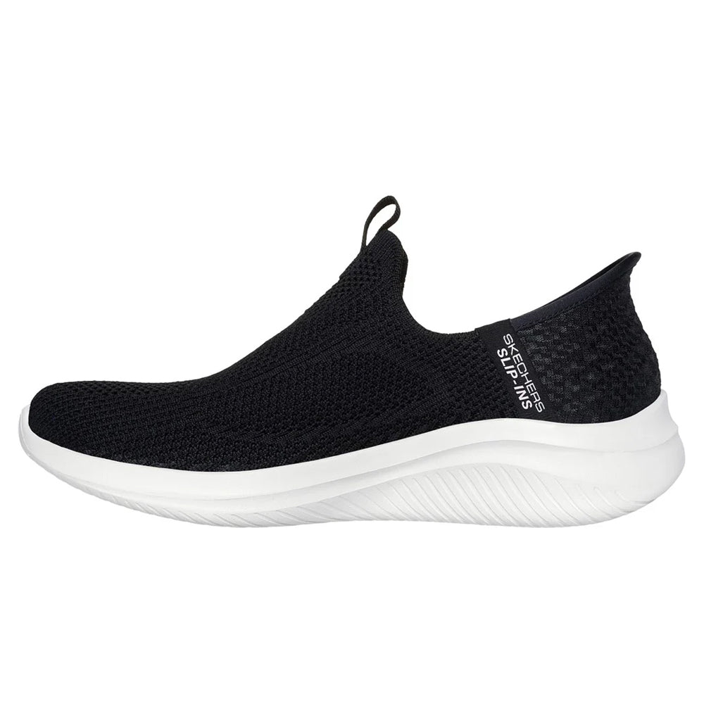 Black - Back - Skechers Womens-Ladies Ultra Flex 3.0 Easy Win Trainers