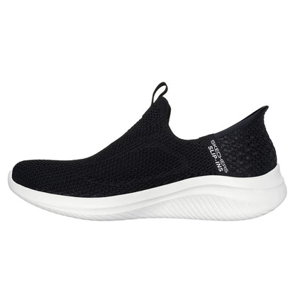 Black - Back - Skechers Womens-Ladies Ultra Flex 3.0 Easy Win Trainers