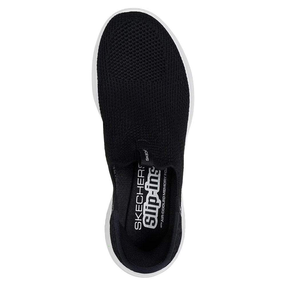 Black - Lifestyle - Skechers Womens-Ladies Ultra Flex 3.0 Easy Win Trainers