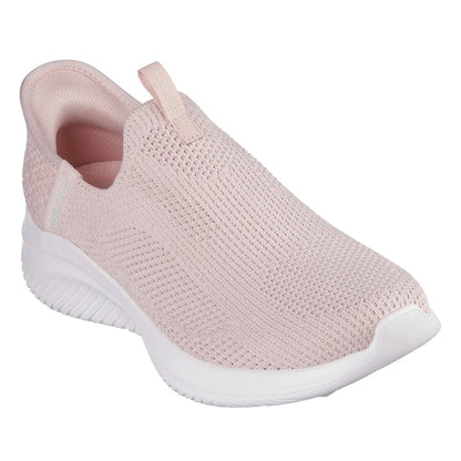 Rose - Front - Skechers Womens-Ladies Ultra Flex 3.0 Easy Win Trainers