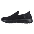 Black - Back - Skechers Mens Go Walk Flex No Hands Trainers