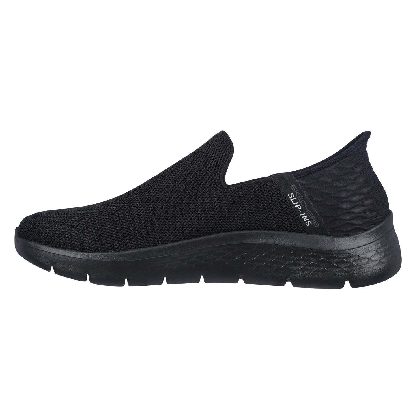 Black - Back - Skechers Mens Go Walk Flex No Hands Trainers