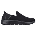 Black - Side - Skechers Mens Go Walk Flex No Hands Trainers