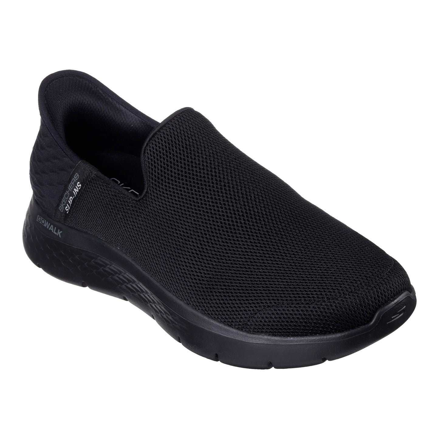 Black - Front - Skechers Mens Go Walk Flex No Hands Trainers