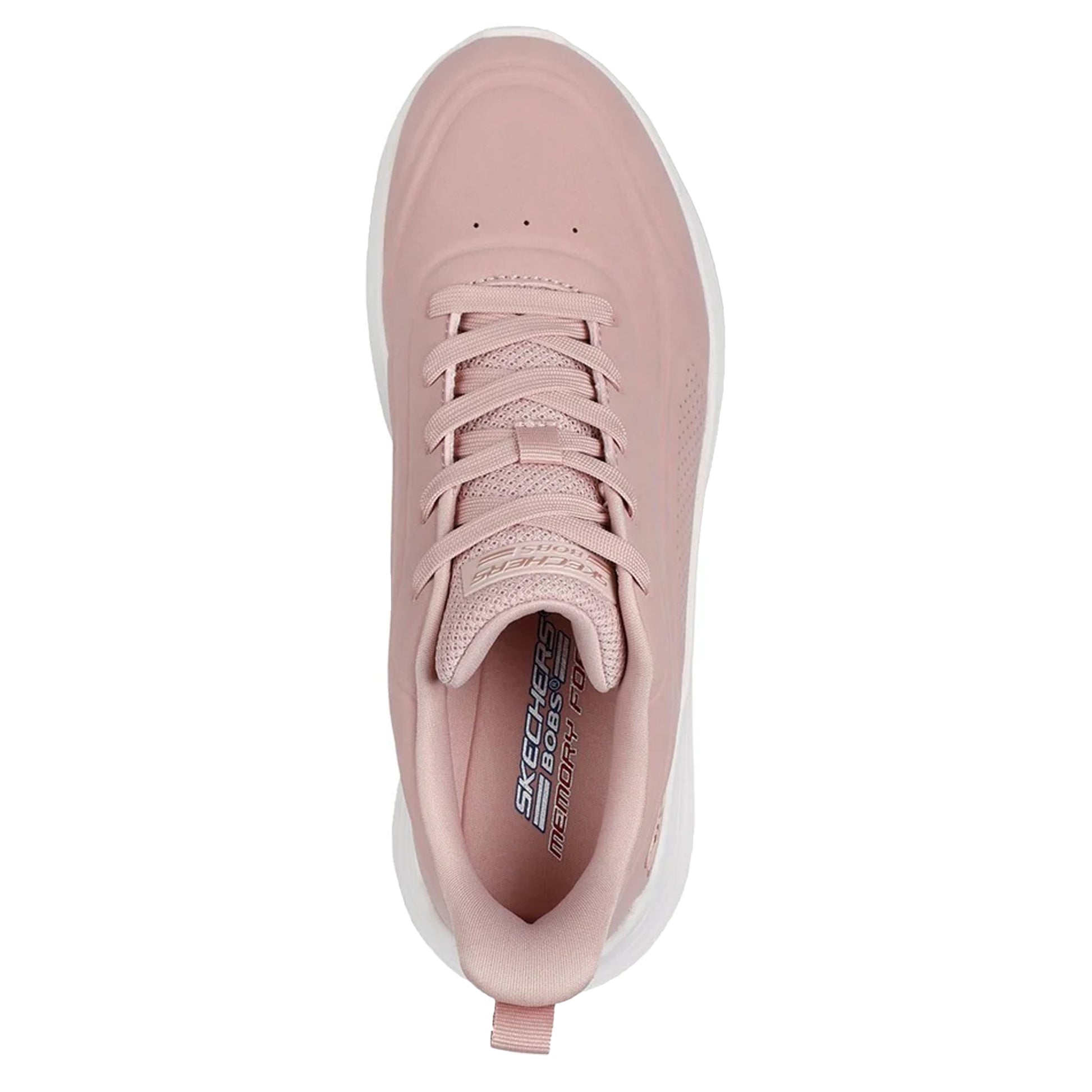 Blush - Pack Shot - Skechers Womens-Ladies Bobs Sport Squad Waves Trainers