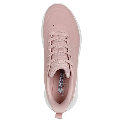 Blush - Pack Shot - Skechers Womens-Ladies Bobs Sport Squad Waves Trainers