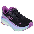 Black-Purple - Front - Skechers Womens-Ladies Max Cushioning Propulsion Trainers