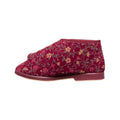 Wine - Side - GBS Bella Ladies Wide Fit Slipper - Womens Slippers