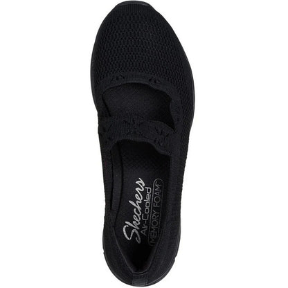 Black - Side - Skechers Womens-Ladies Seager - Cute N´ Coy Mary Janes