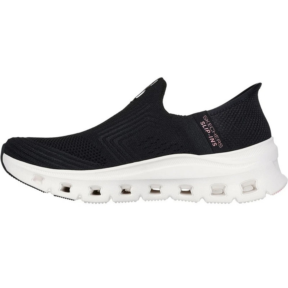 Black - Pack Shot - Skechers Womens-Ladies Glide-Step Pro Trainers