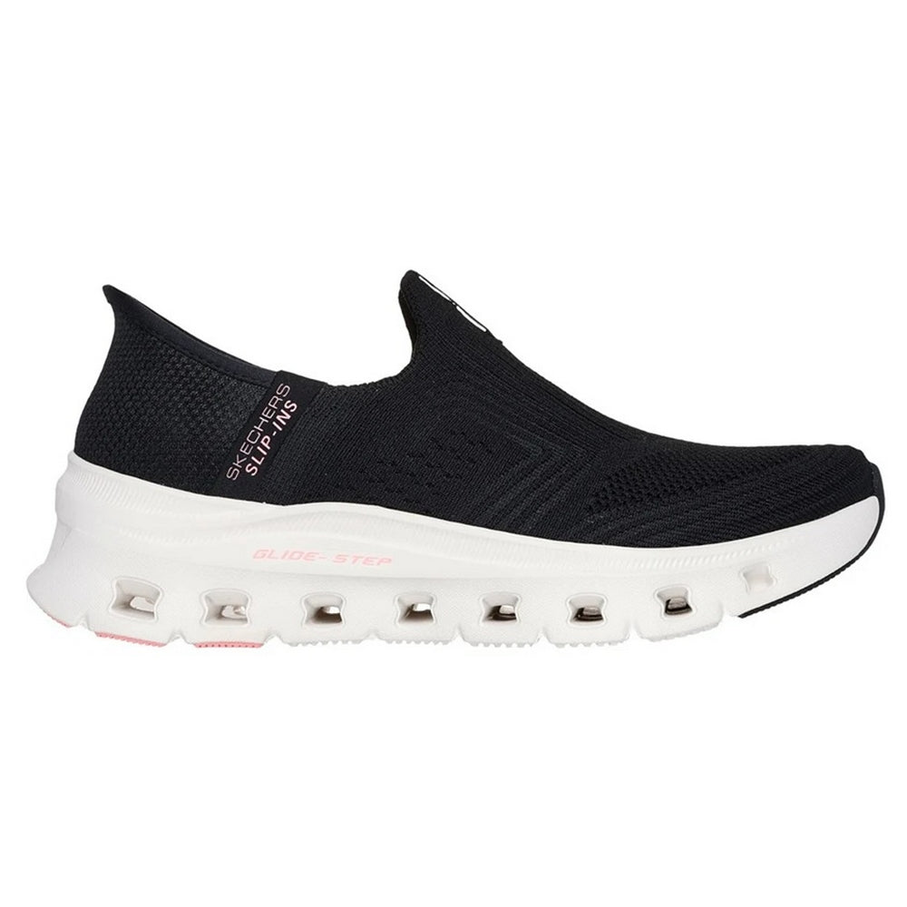 Black - Back - Skechers Womens-Ladies Glide-Step Pro Trainers