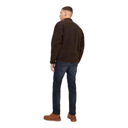 Blue Denim - Side - Jack And Jones Mens Glenn Fox Slim Trousers