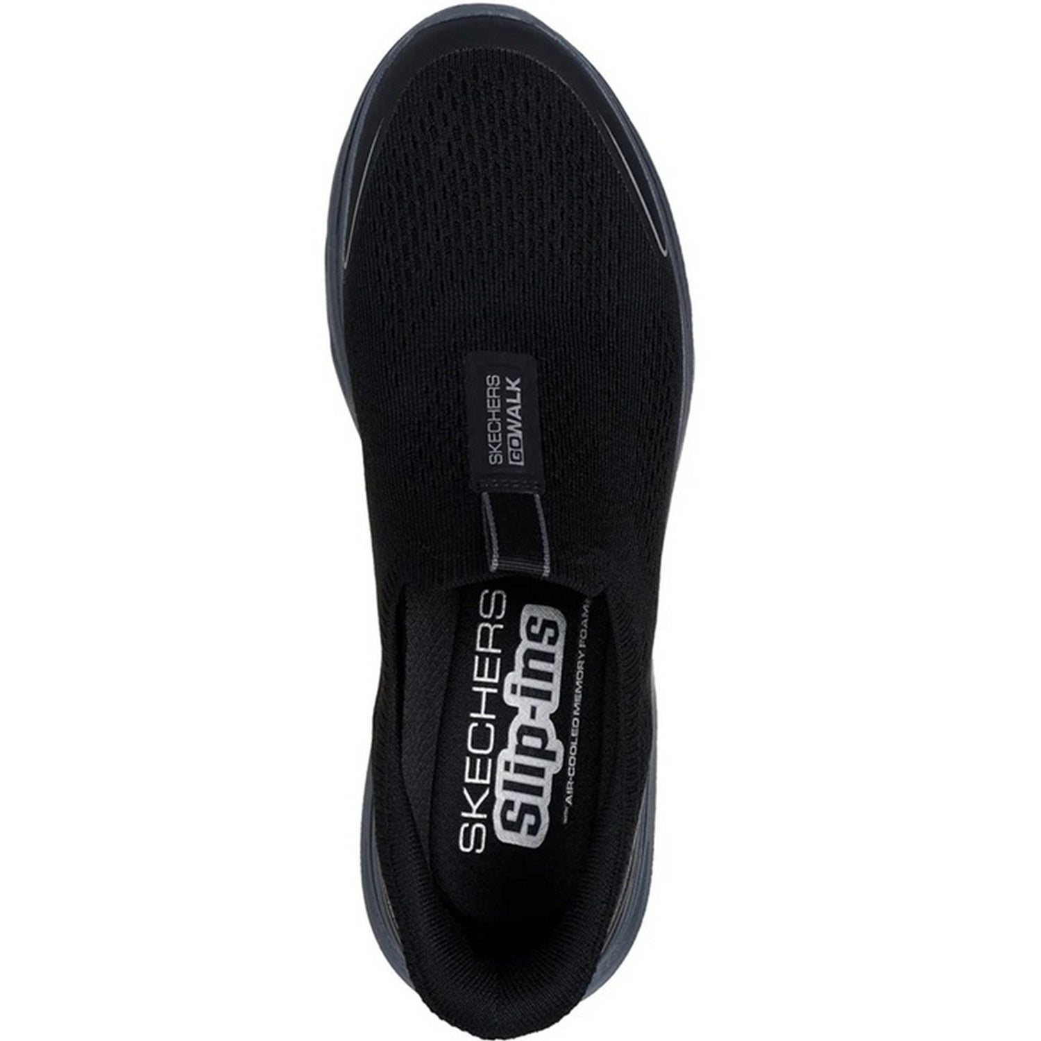 Black-Charcoal - Lifestyle - Skechers Mens Go Walk 7 Easy On Evolution Trainers
