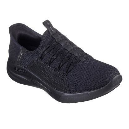 Black - Front - Skechers Womens-Ladies Sport Ballet Chic Relaxed Fit Trainers