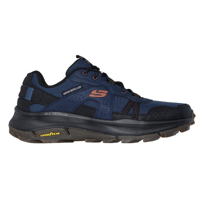 Navy-Black - Side - Skechers Mens Equalizer 5.0 Trail Leather Trainers