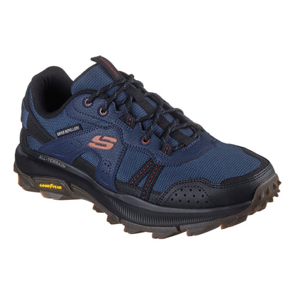 Navy-Black - Front - Skechers Mens Equalizer 5.0 Trail Leather Trainers
