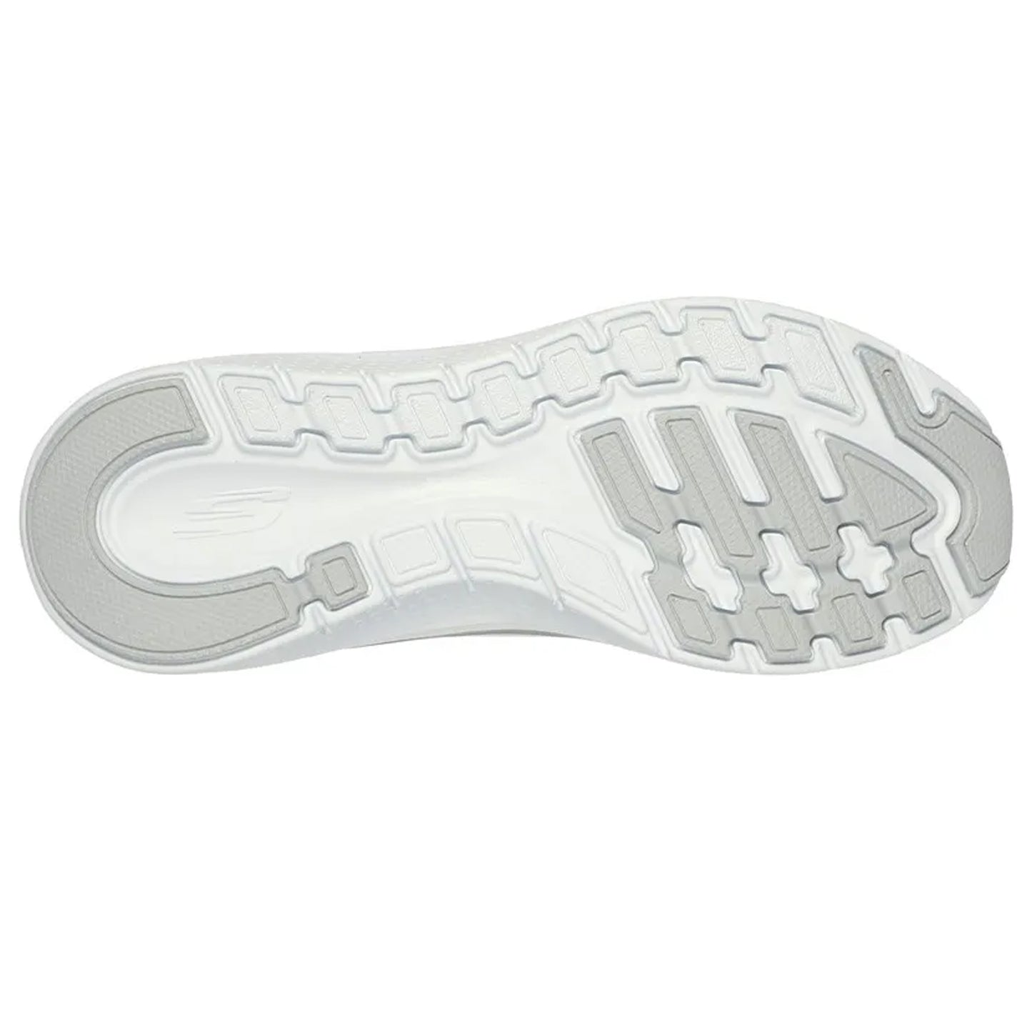 White-Silver - Back - Skechers Womens-Ladies Arch Fit 2.0 Glow The Distance Trainers